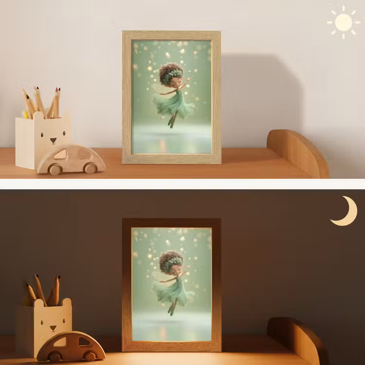 Veilleuse - Fée - Vert - Fée - Étoiles — 3