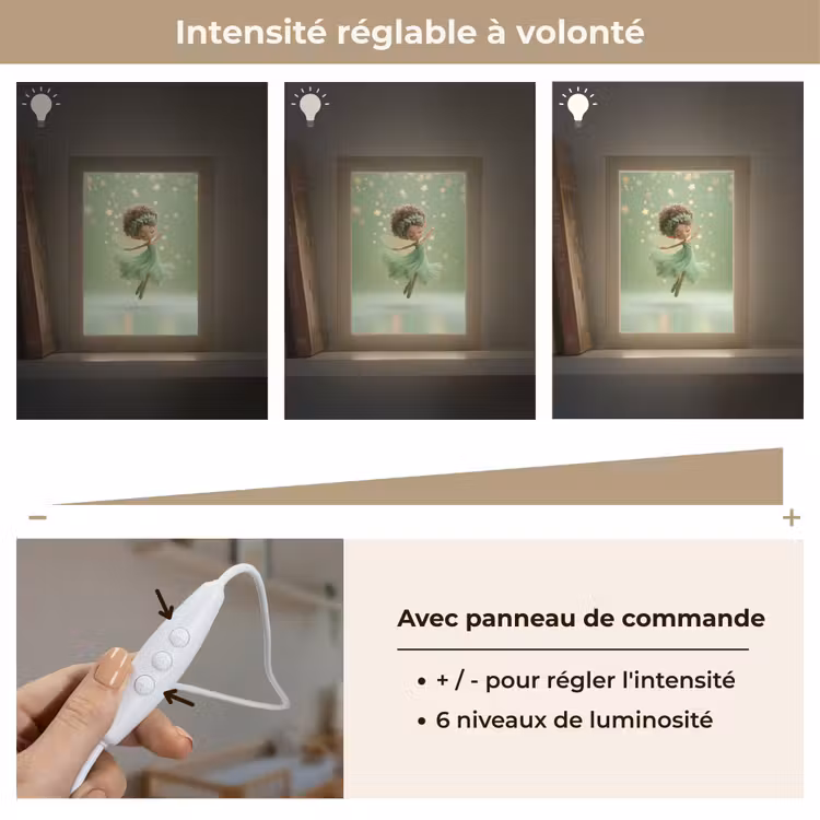 Veilleuse - Fée - Vert - Fée - Étoiles — 5