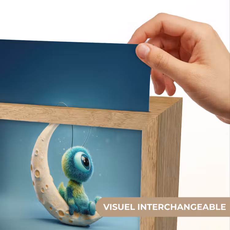 Veilleuse - Lune - Créature de l'espace - Bleu — 7