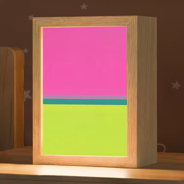Veilleuse - Rayures - Moderne - Coloré — 1