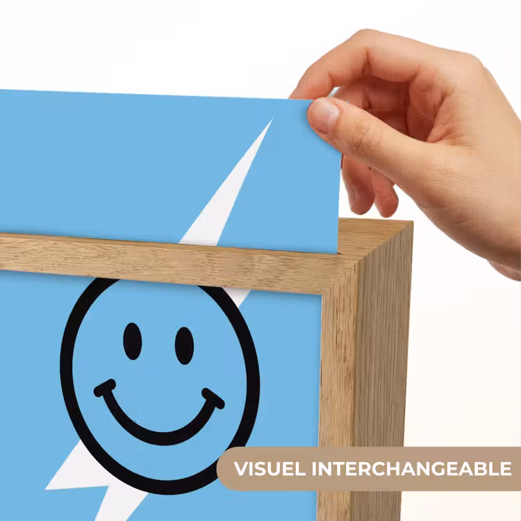 Veilleuse - Smiley - Bleu - Eclair — 7