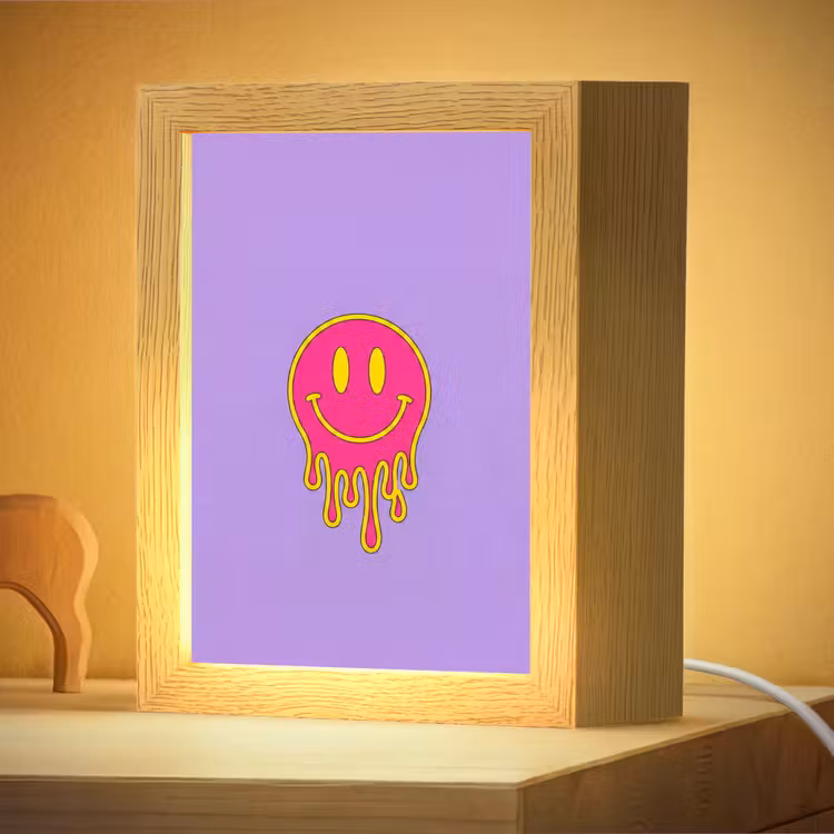 Veilleuse - Smiley - Drip - Neon — 2