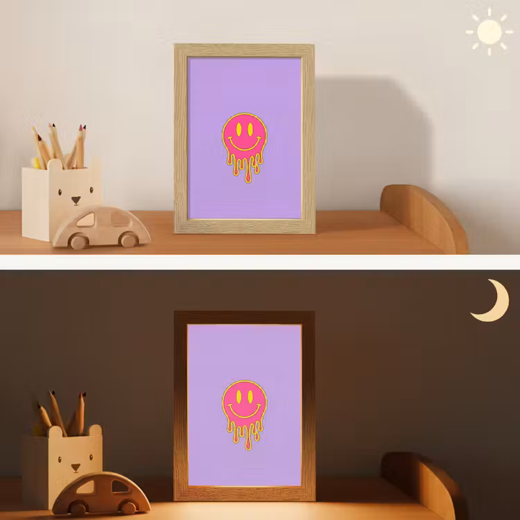 Veilleuse - Smiley - Drip - Neon — 3