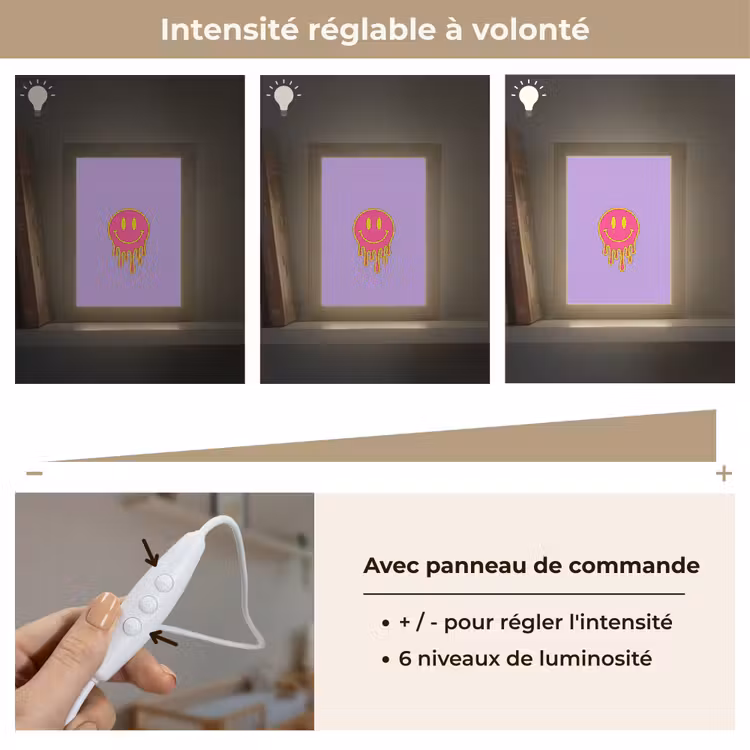 Veilleuse - Smiley - Drip - Neon — 5