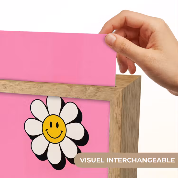 Veilleuse - Smiley - Fleur - Rose — 7