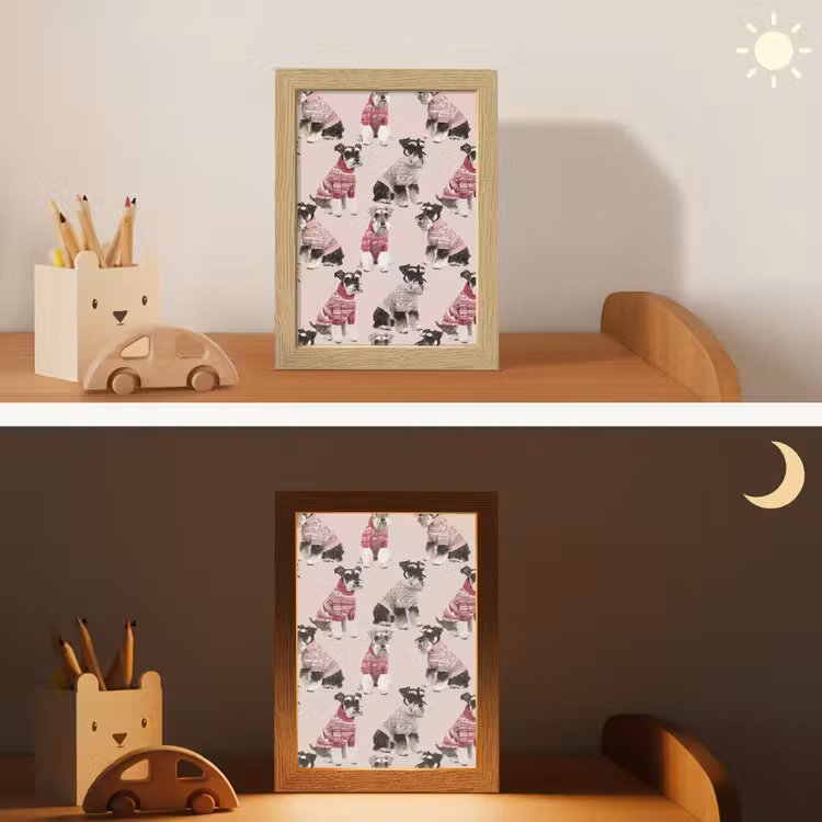 Veilleuse - Chiens - Pulls - Rouge — 3
