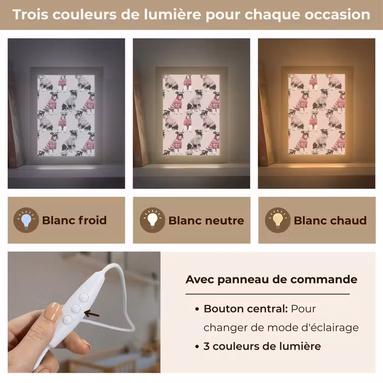Veilleuse - Chiens - Pulls - Rouge — 4