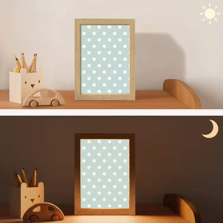 Veilleuse - Classique - Polka - Vert — 3