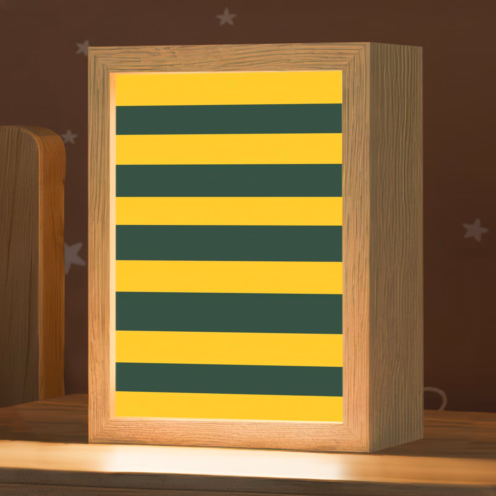 Veilleuse - Classique - Rayures - Vert — 1