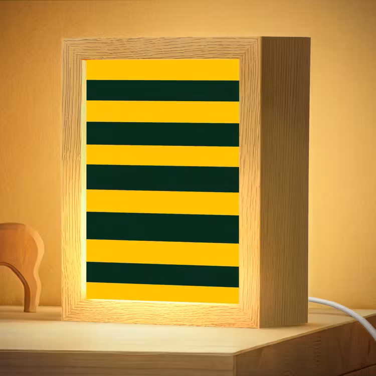 Veilleuse - Classique - Rayures - Vert — 2