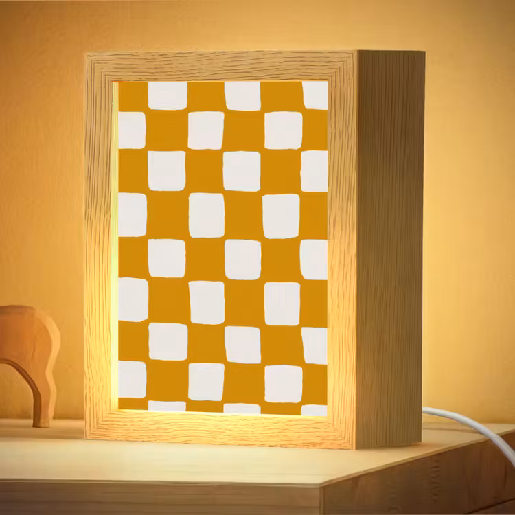 Veilleuse - Graphique - Motif - Ocre — 2