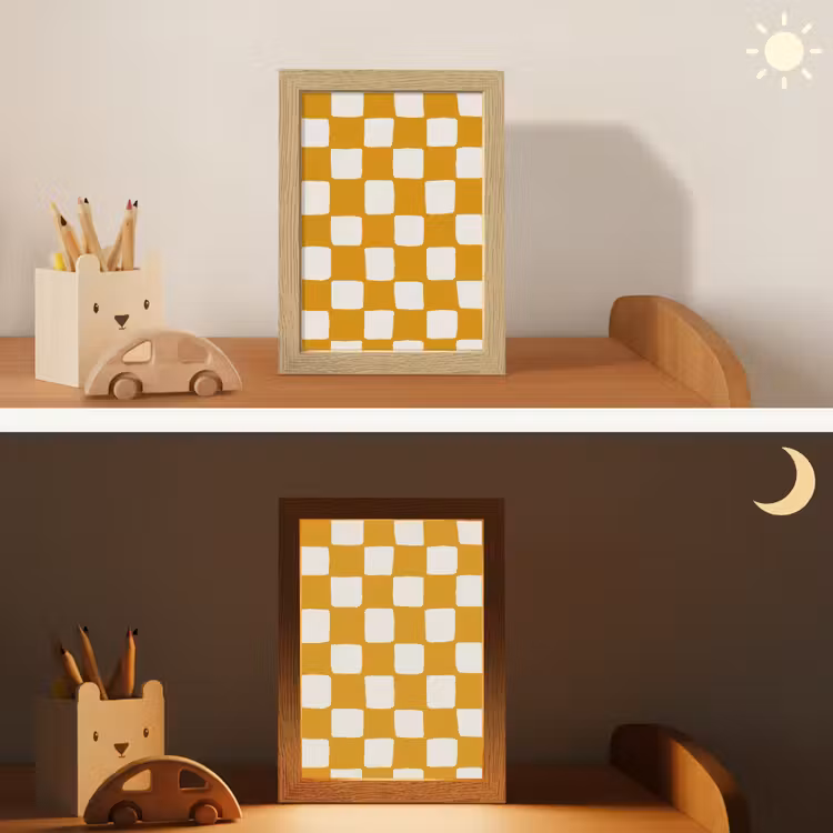 Veilleuse - Graphique - Motif - Ocre — 3