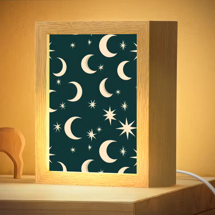 Veilleuse - Lunes - Étoiles - Vert — 2