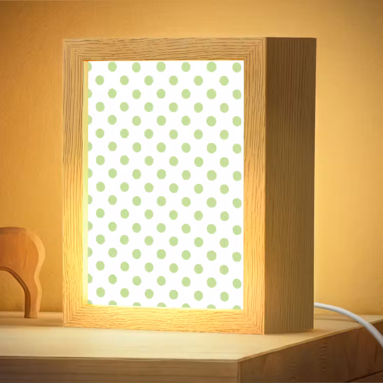 Veilleuse - Points - Classique - Vert — 2