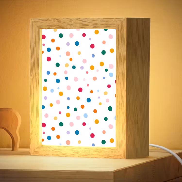 Veilleuse - Points - ludique - coloré — 2