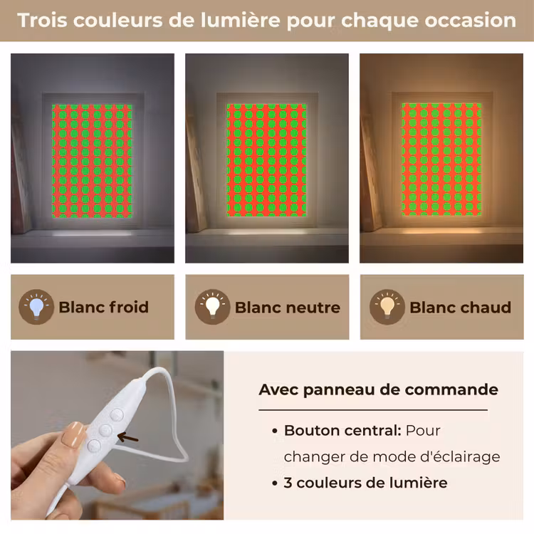Veilleuse - Points - Motif - Vert — 4