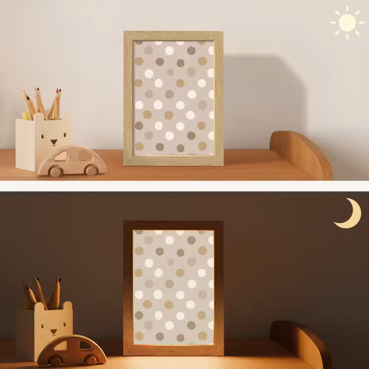 Veilleuse - Polka - Dots - Beige — 3