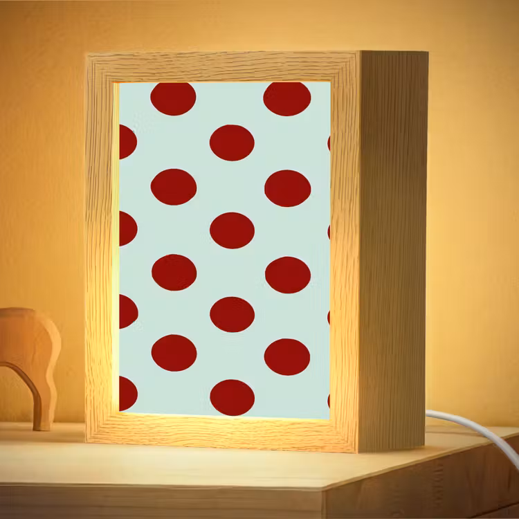 Veilleuse - Polka - Dots - Red — 2