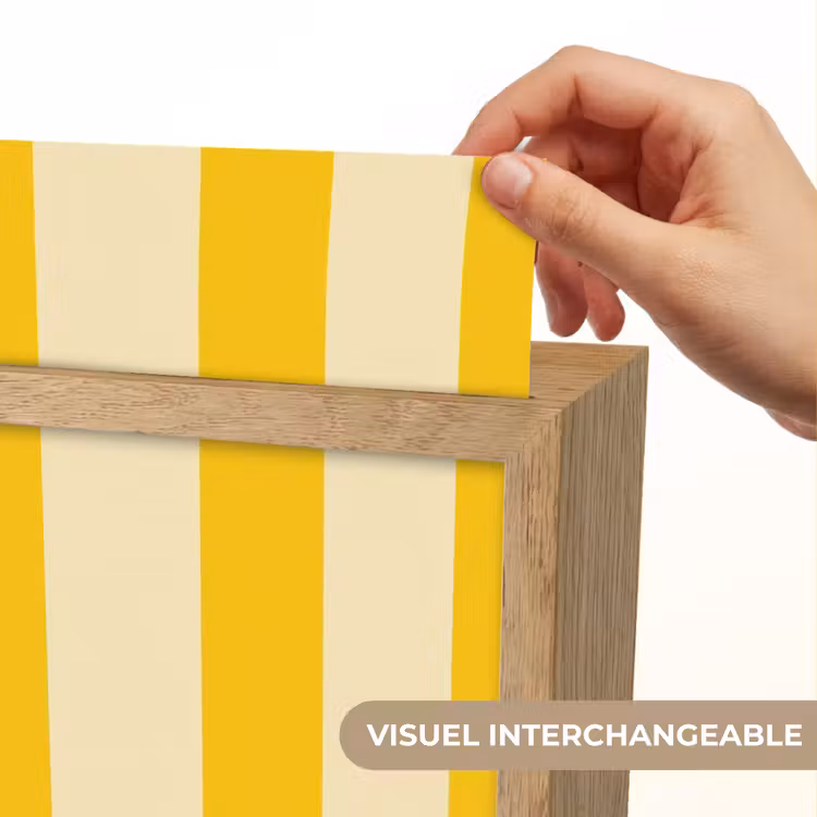 Veilleuse - Rayures - Classique - Jaune — 7