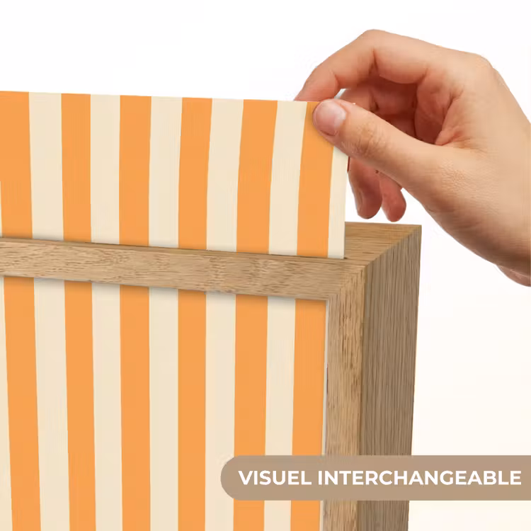 Veilleuse - Rayures - Motif - Orange — 7
