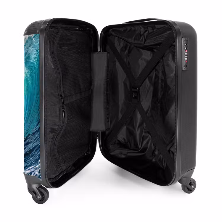 Valise - Vague - Océan - Eau - Dynamique - Bleu — 4