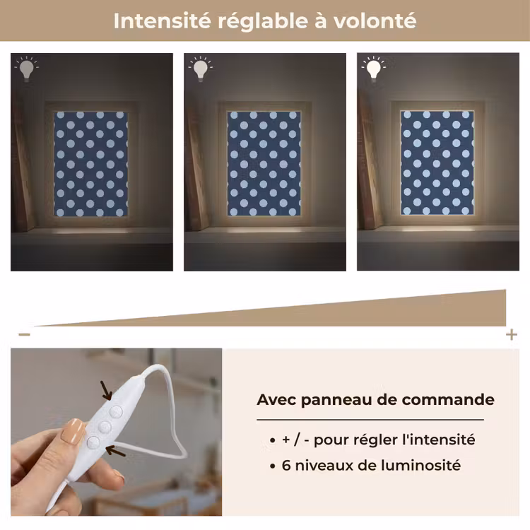 Veilleuse - Classique - Points - Bleu — 5