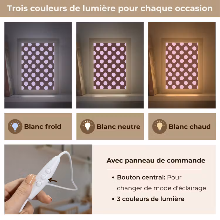 Veilleuse - Classique - Points - Violet — 4