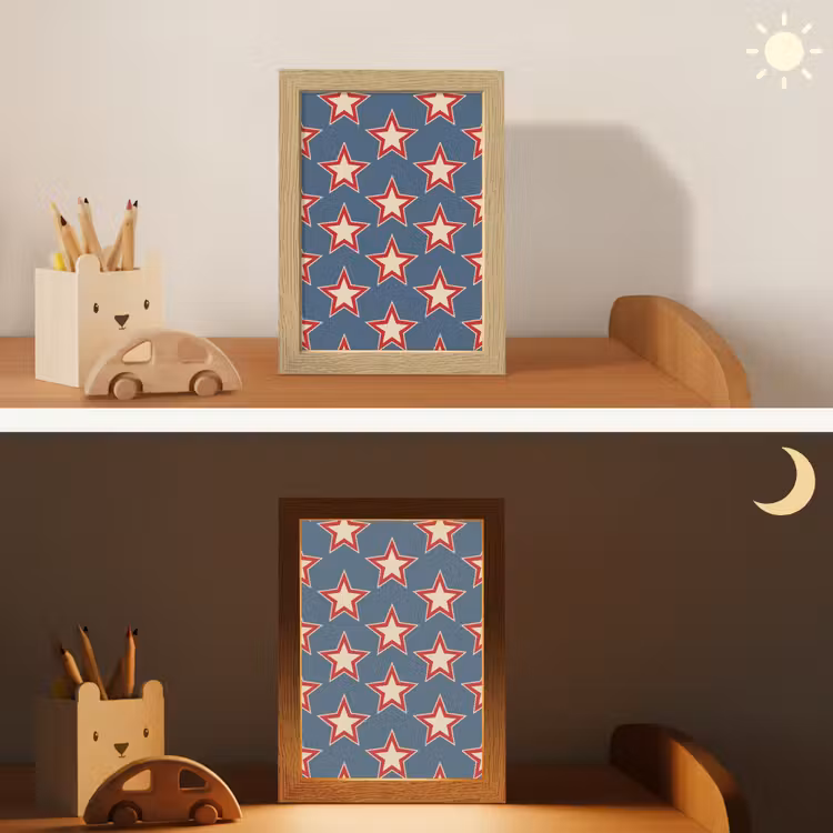 Veilleuse - Étoile - Classique - Bleu — 3