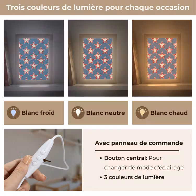 Veilleuse - Étoile - Classique - Bleu — 4