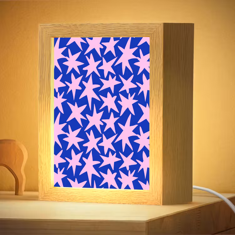 Veilleuse - Moderne - Étoiles - Bleu — 2