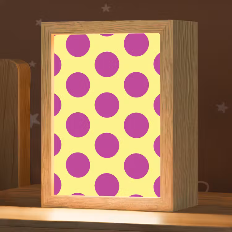 Veilleuse - Points - Classique - Jaune — 1