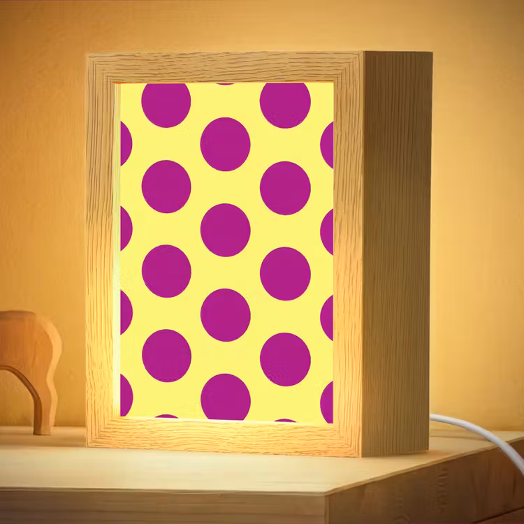 Veilleuse - Points - Classique - Jaune — 2