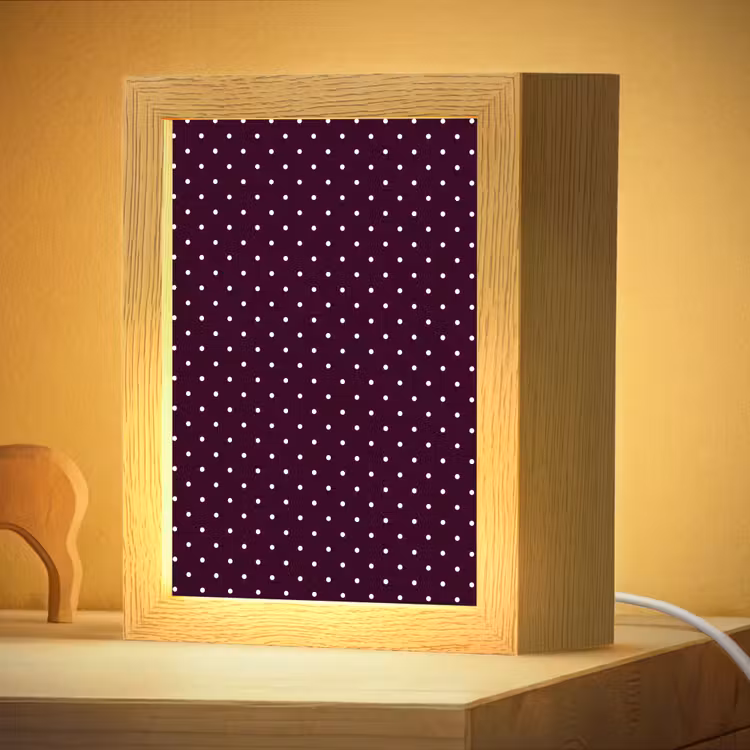 Veilleuse - Pois - Moderne - Violet — 2