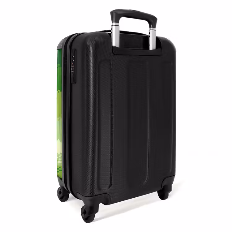 Valise - Vert - Pixel - Rayures horizontales — 3