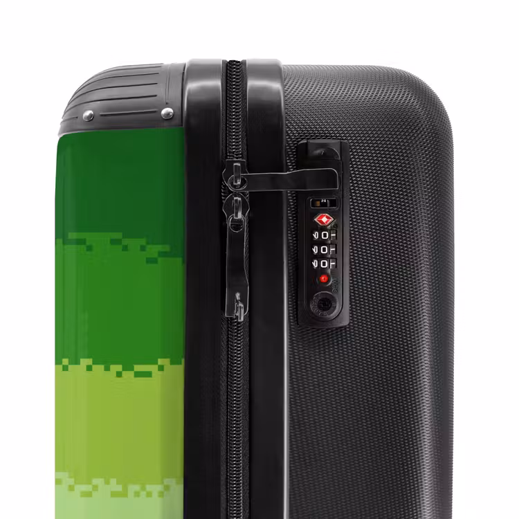 Valise - Vert - Pixel - Rayures horizontales — 5