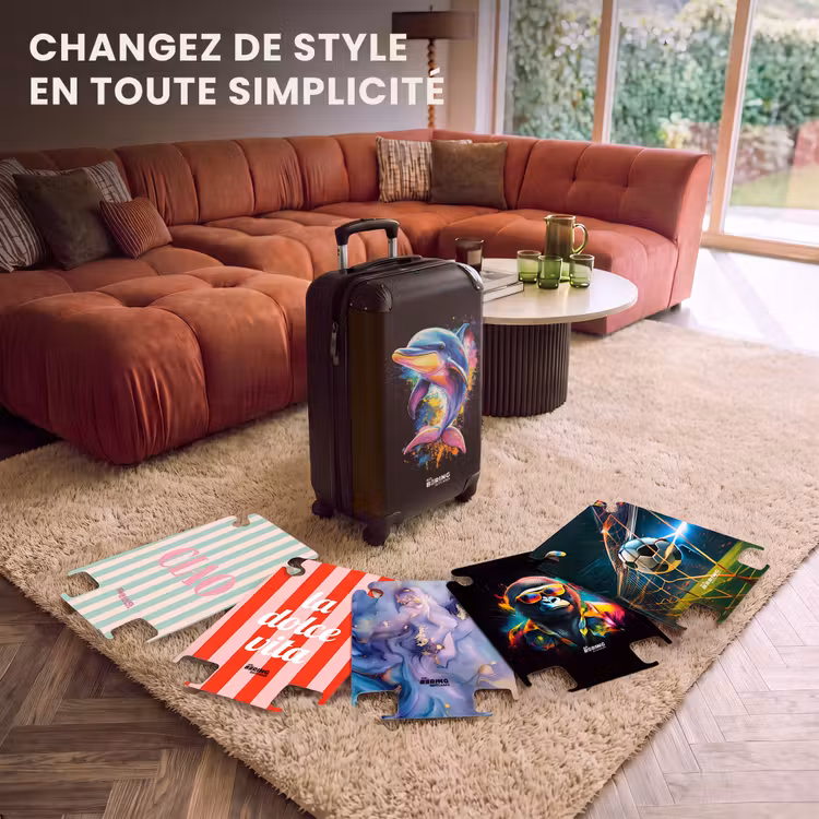 CaseSwap - Dauphin avec graffitis colorés — 5