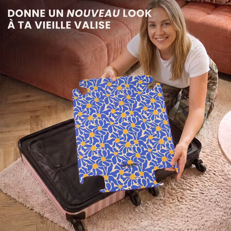 CaseSwap - Abstrait - Fleur - Bleu — 3