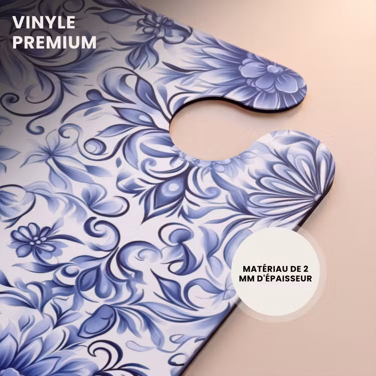 CaseSwap - Fleurs - Bleu - Motif - Blanc — 6