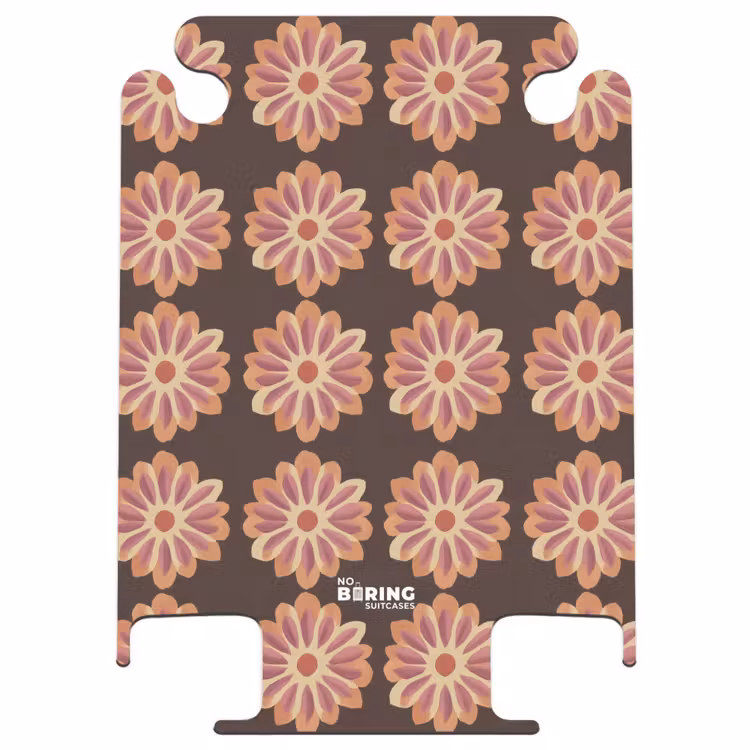 CaseSwap - Fleurs - Motif - Marron — 1