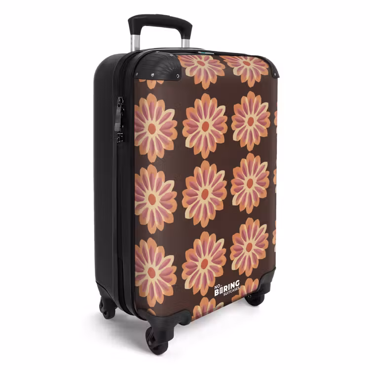 CaseSwap - Fleurs - Motif - Marron — 2