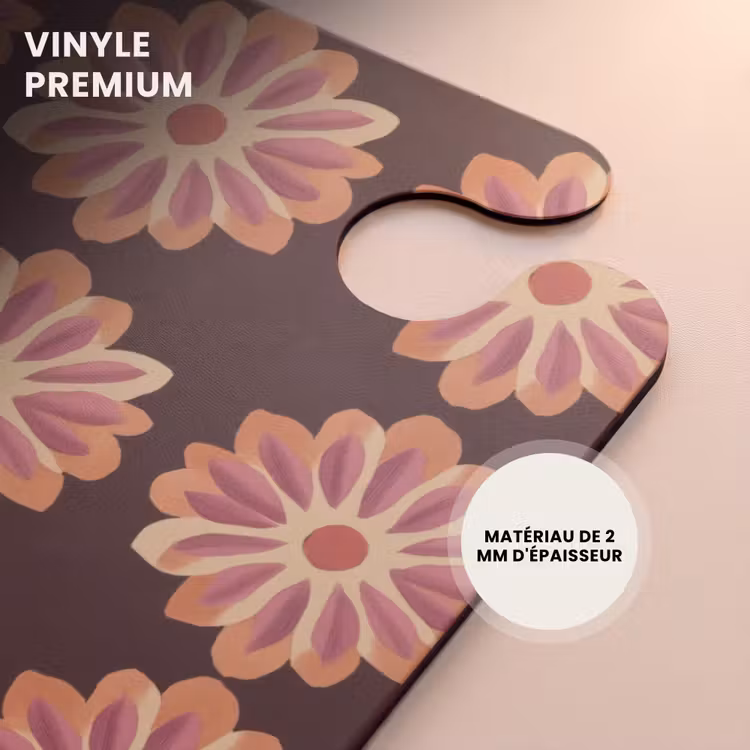 CaseSwap - Fleurs - Motif - Marron — 6