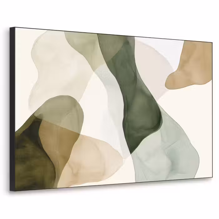 Art Frame - Japandi - Abstrait - Vert