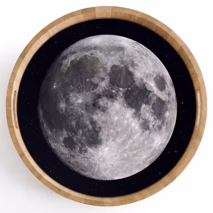 Plateau - Lune - Étoiles - Espace