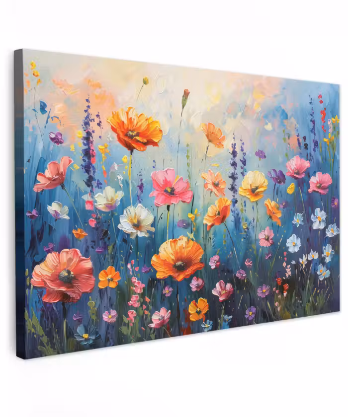 Toile extérieure - Fleurs - Nature - Aquarelle - Art