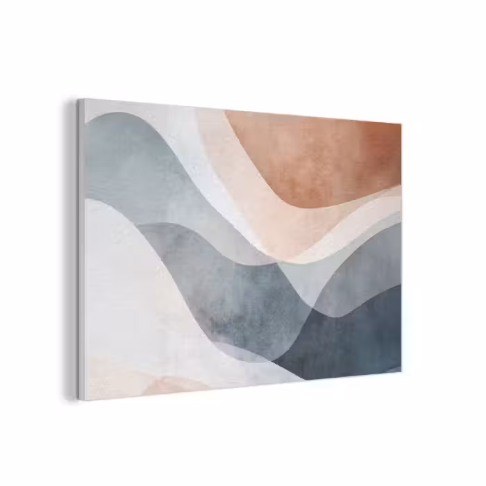 Tableau acoustique - Abstrait - Vagues - Bleu