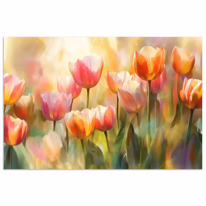 Affiche - Tulipes - Fairytale - Coloré