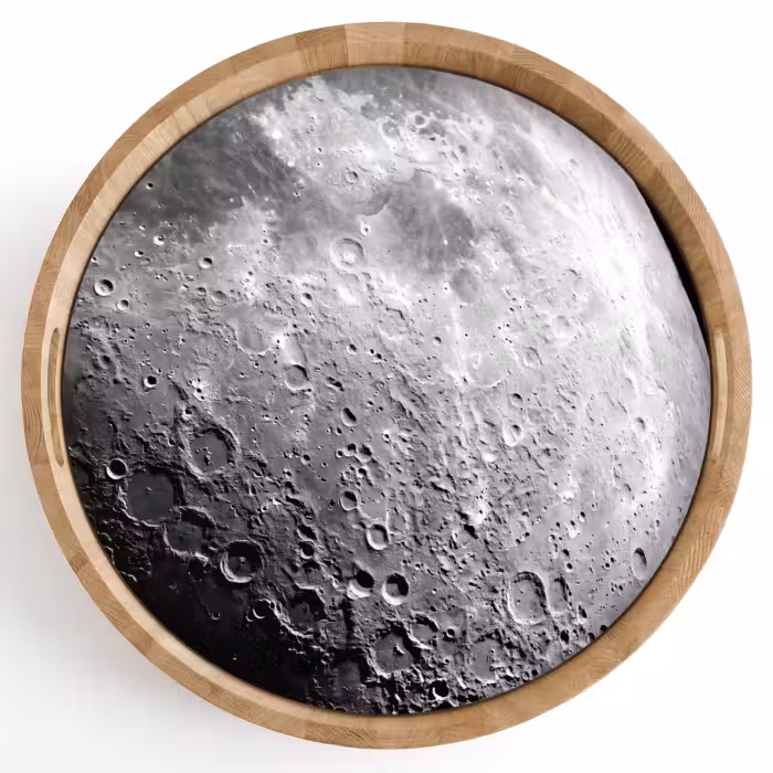 Plateau - Lune - Cratères - Espace