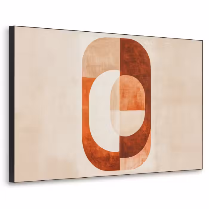 Art Frame - Illustration - Abstrait - Formes - Rouge