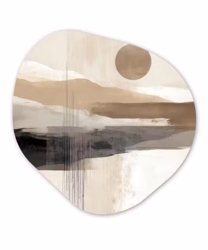 Forme organique - Forex - Minimaliste - Paysage - Dimension