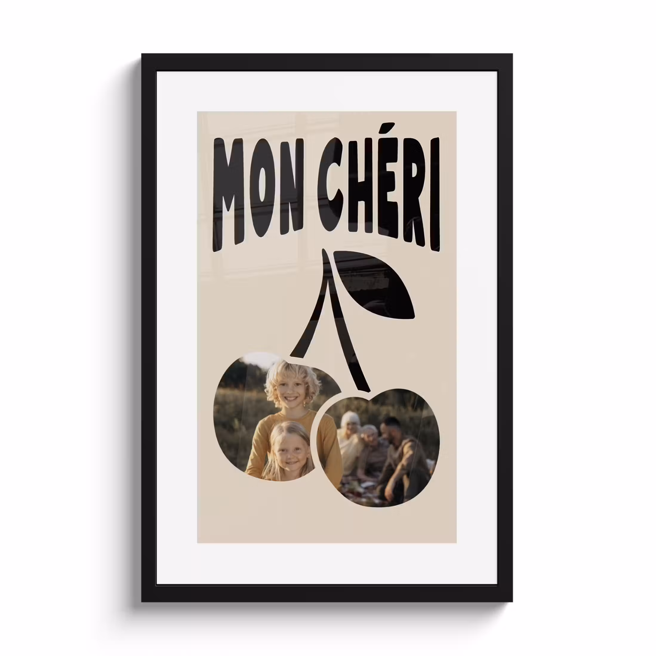 Affiche encadrée - Mon Chéri